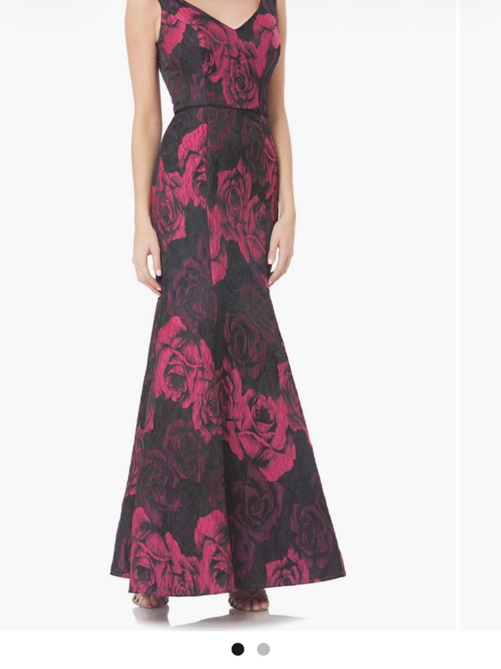 Ball gown brocade.